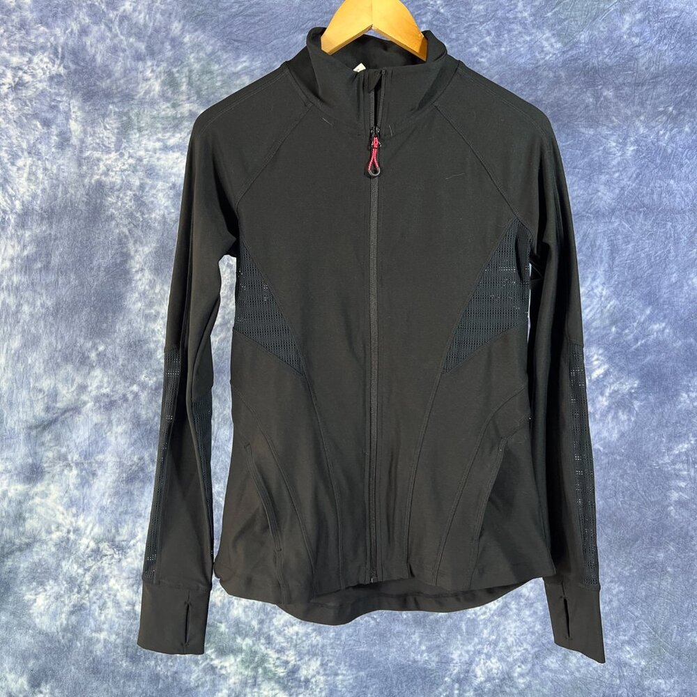 MPG Black Mesh Athletic Jacket Sz M